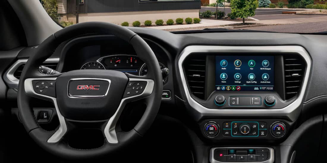 Acadia leather steering wheel 